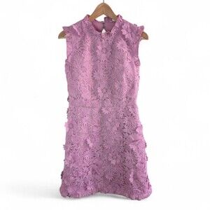 J. Crew Floral Lace Applique Dress NWT 4